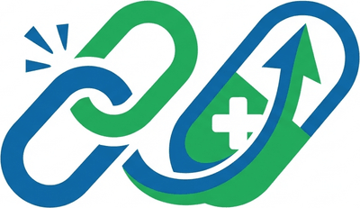 Стилизованный логотип компании, оказывающей услуги по выводу из запоя с медикаментозной поддержкой.